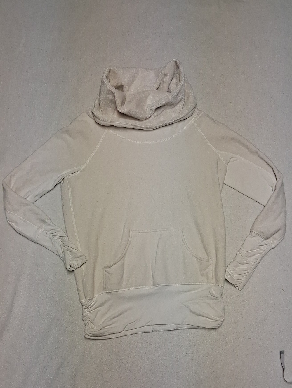lululemon athletica Cream Cowl-Neck Pullover Sweater